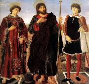 Pollaiuolo, Piero Altarpiece with Three Saints oil on canvas